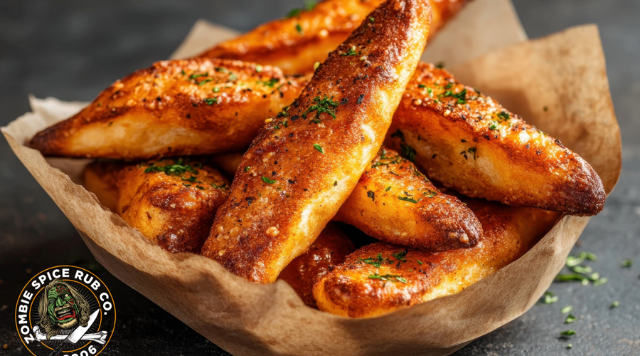 Garlic Breadsticks the Zombie Breath Way