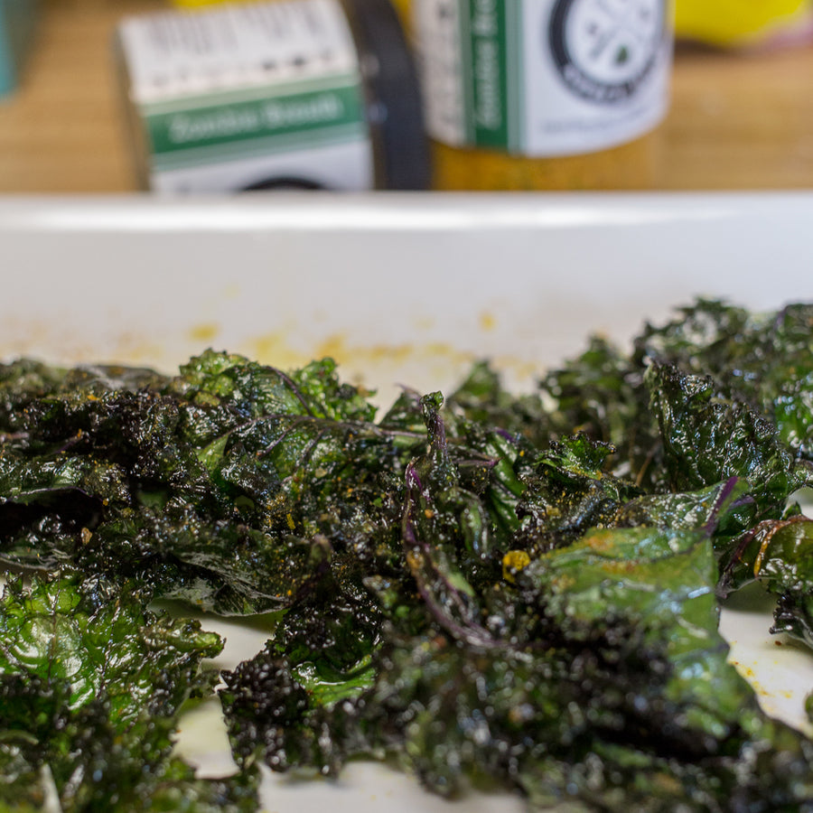 Crispy Kale Chips with Zombie Breath