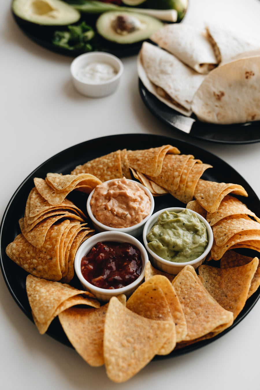 Turkey nachos seasoned with Bone Cruncher spice blend