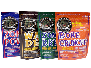 Zombie Spice Rub Starter Pack: All-Purpose Spice Blends for Cooking