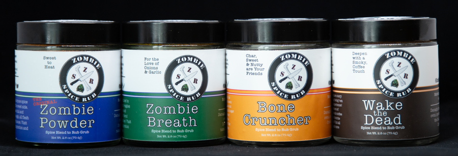 Zombie Spice Rub Starter Pack: All-Purpose Spice Blends for Cooking