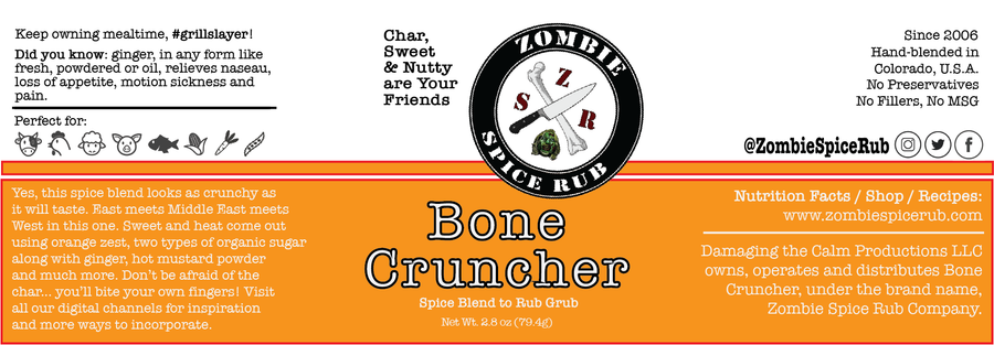 Bone Cruncher: Char, Sweet & Nutty are Your Friends